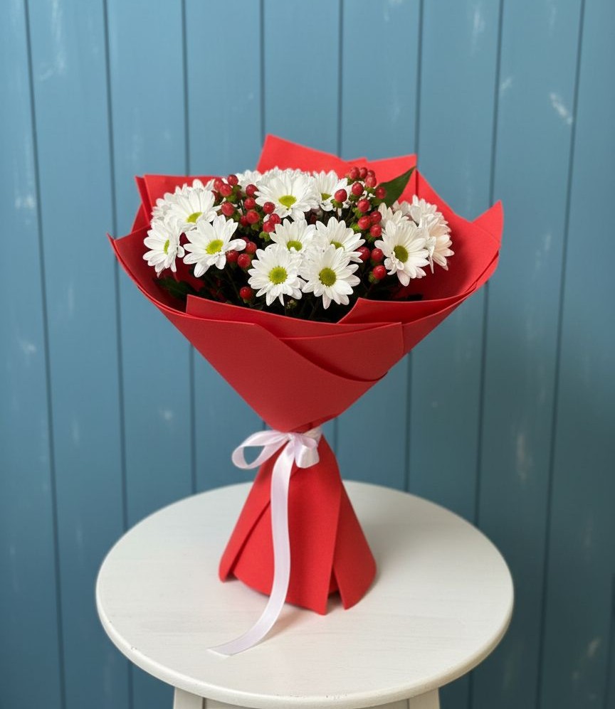 Букет цветов из: Хризантемы в Березово Воронежской области