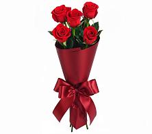 Букет 5 Красных роз Эдлесс Лав в Березово Воронежской области