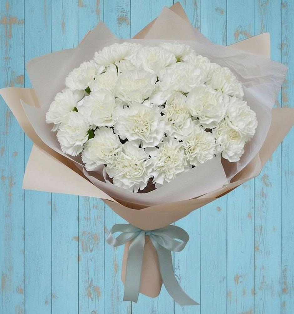 Букет цветов из: Гвоздики в Березово Воронежской области