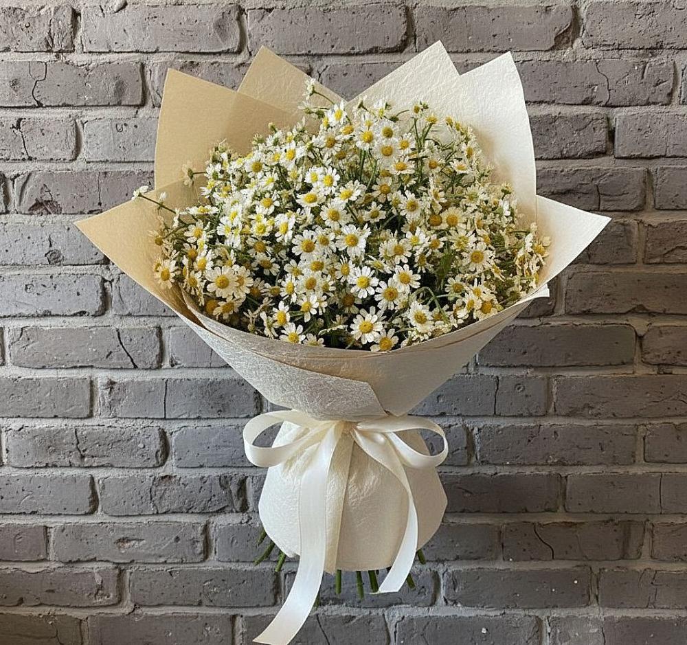 Букет цветов из: Ромашки в Березово Воронежской области