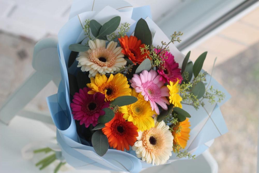 Букет цветов из: Герберы в Березово Воронежской области