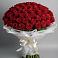 Букет 101 Красная роза Блэк Мэджик в Березово Воронежской области