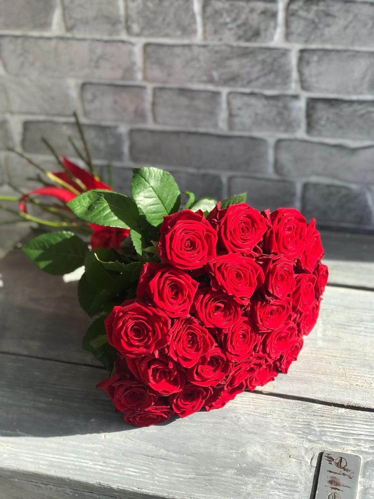 Букет Красные розы Фридом в Березово Воронежской области