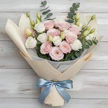 Букет цветов из:  Лизиантусы #REPLACE_PRED# Березово Воронежской области