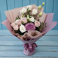 Букет цветов из:  Розы и Лизиантусы в Березово Воронежской области