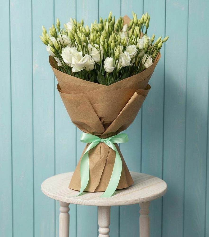 Букет цветов из: Лизиантусы в Березово Воронежской области