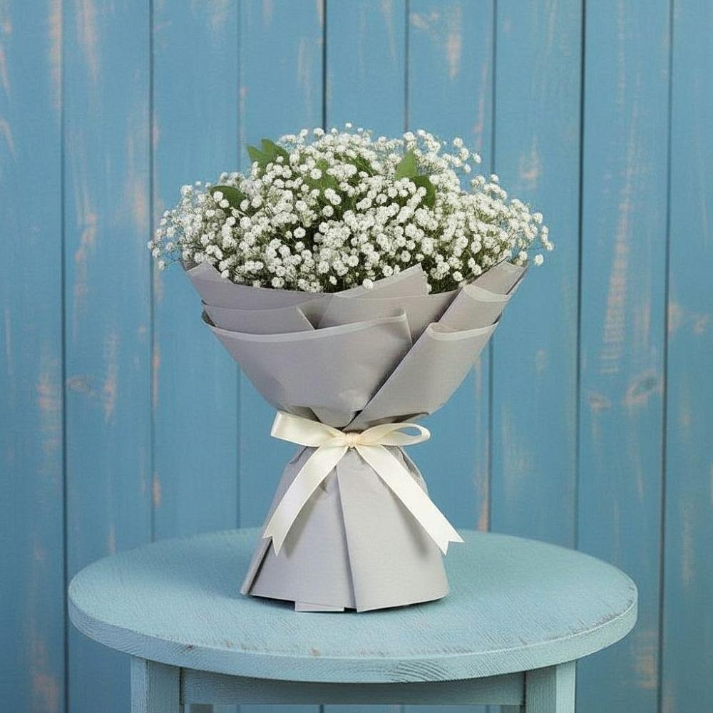 Букет цветов из: Гипсофила в Березово Воронежской области