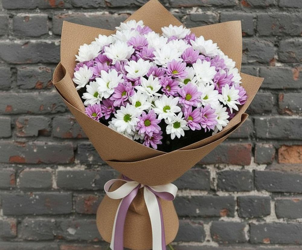 Букет цветов из: Хризантемы в Березово Воронежской области