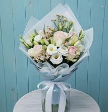 Букет цветов из:  Розы и Лизиантусы #REPLACE_PRED# Березово Воронежской области