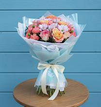 Букет цветов из:  Хризантемы и Розы #REPLACE_PRED# Березово Воронежской области