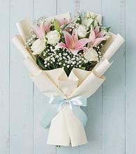 Букет цветов из:  Лилии в Березово Воронежской области